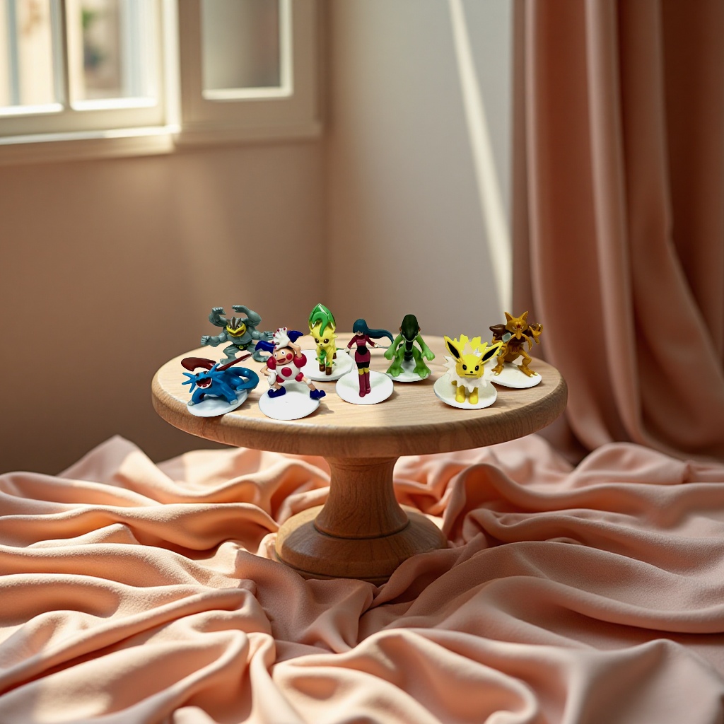 宝可梦神奇宝贝潮玩手办宠物小精灵模型收藏摆件儿童礼物创意卡通玩具产品图