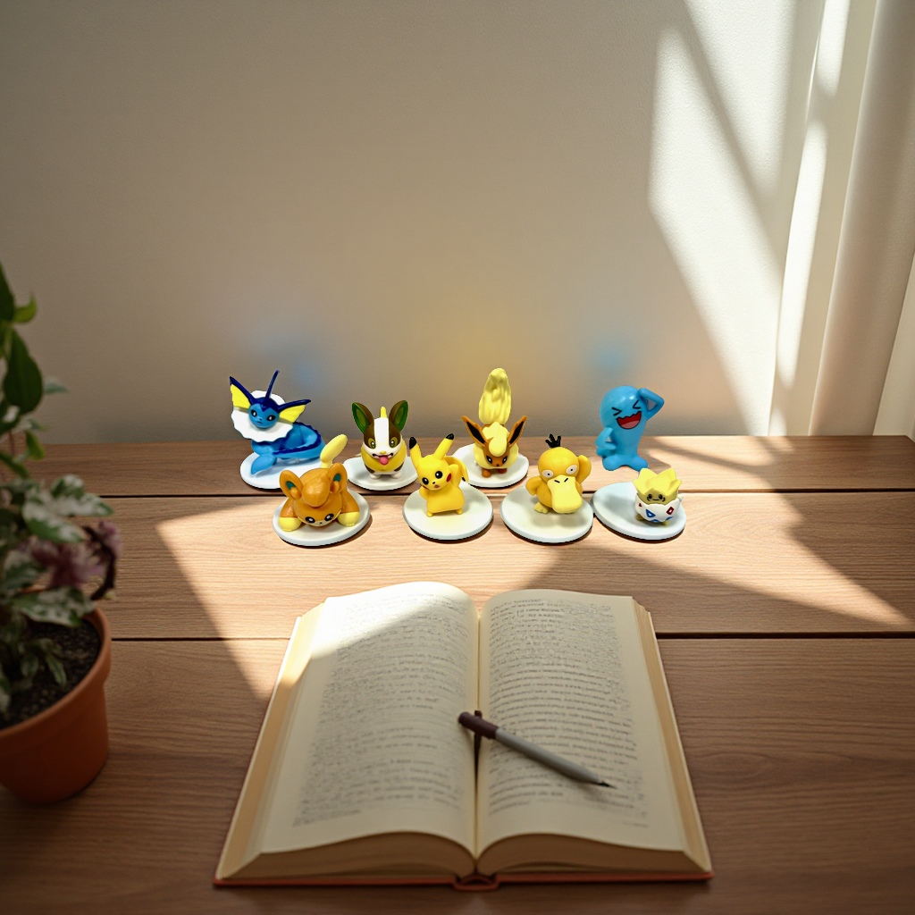 宝可梦系列PVC塑胶公仔手办潮玩收藏玩偶儿童礼物精致摆件细节图