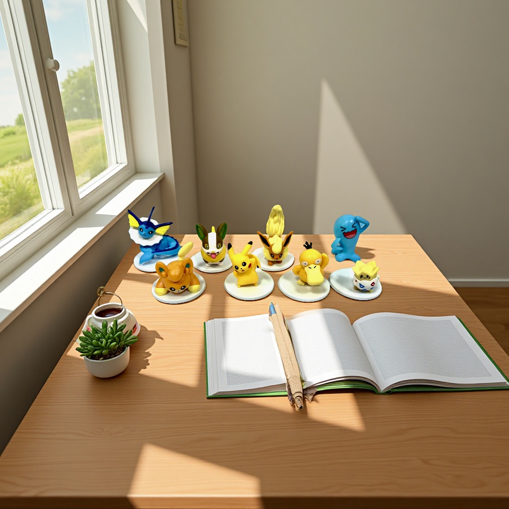 宝可梦系列PVC塑胶公仔手办潮玩收藏玩偶儿童礼物精致摆件产品图