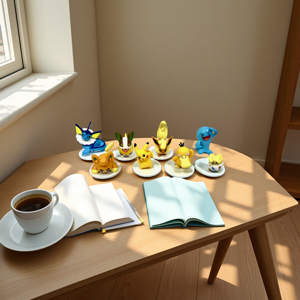 宝可梦系列PVC塑胶公仔手办潮玩收藏玩偶儿童礼物精致摆件