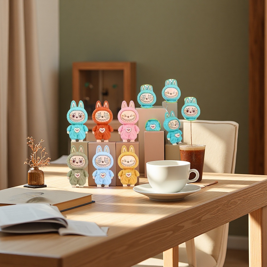 卡通变脸玩具趣味变换表情儿童益智手工DIY创意礼物适合6岁以上