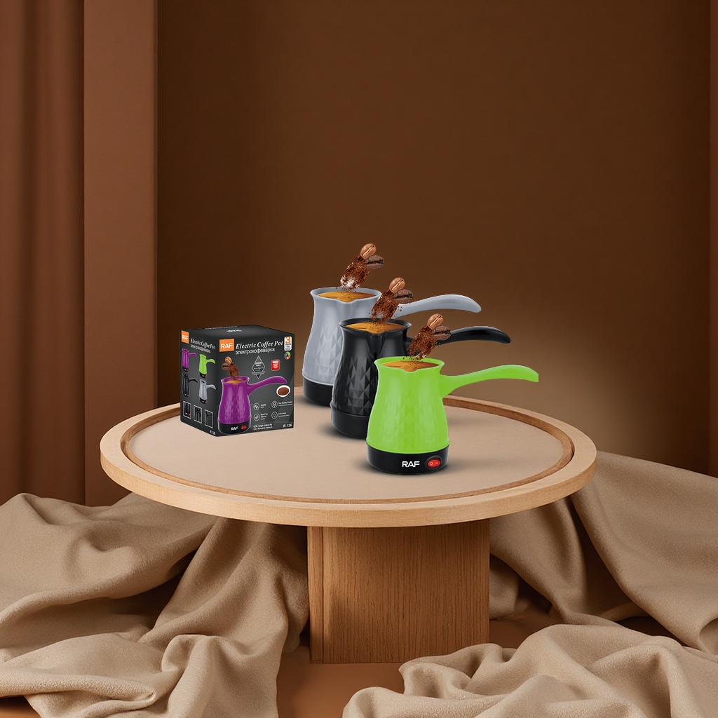 European standard cross-border Turkish electric coffee pot, mini hand-brewed double-layer stainless steel household kettle, small capacity kitchen appliances, electric tea stove, electric tea set