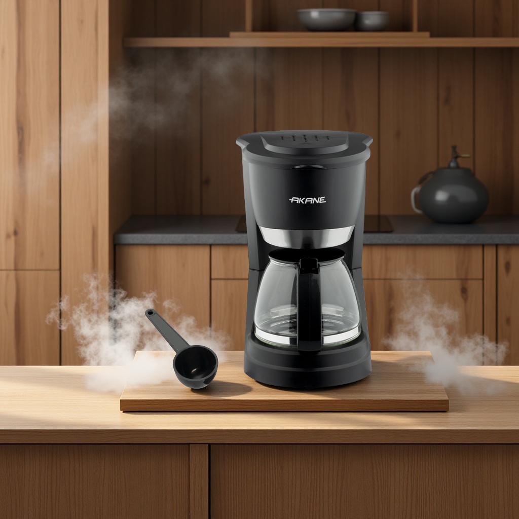 AKANE cross-border European standard household coffee machine, drip type small heating Arab-style kitchen appliance coffee pot Item Picture