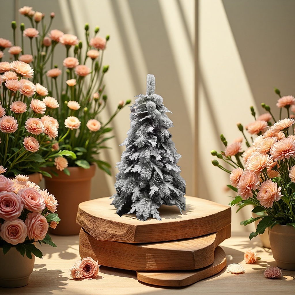 Tree decorative ornaments, creative handicrafts, home decorations, modern and simple style, tree-shaped arrangements, green plant decorations, gifts and promotional items Specification image