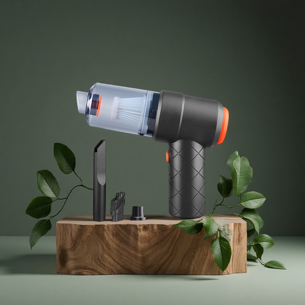 新款车载吸尘器批发家用迷你便携无线手持汽车吸尘器多功能吹吸一体车用电器