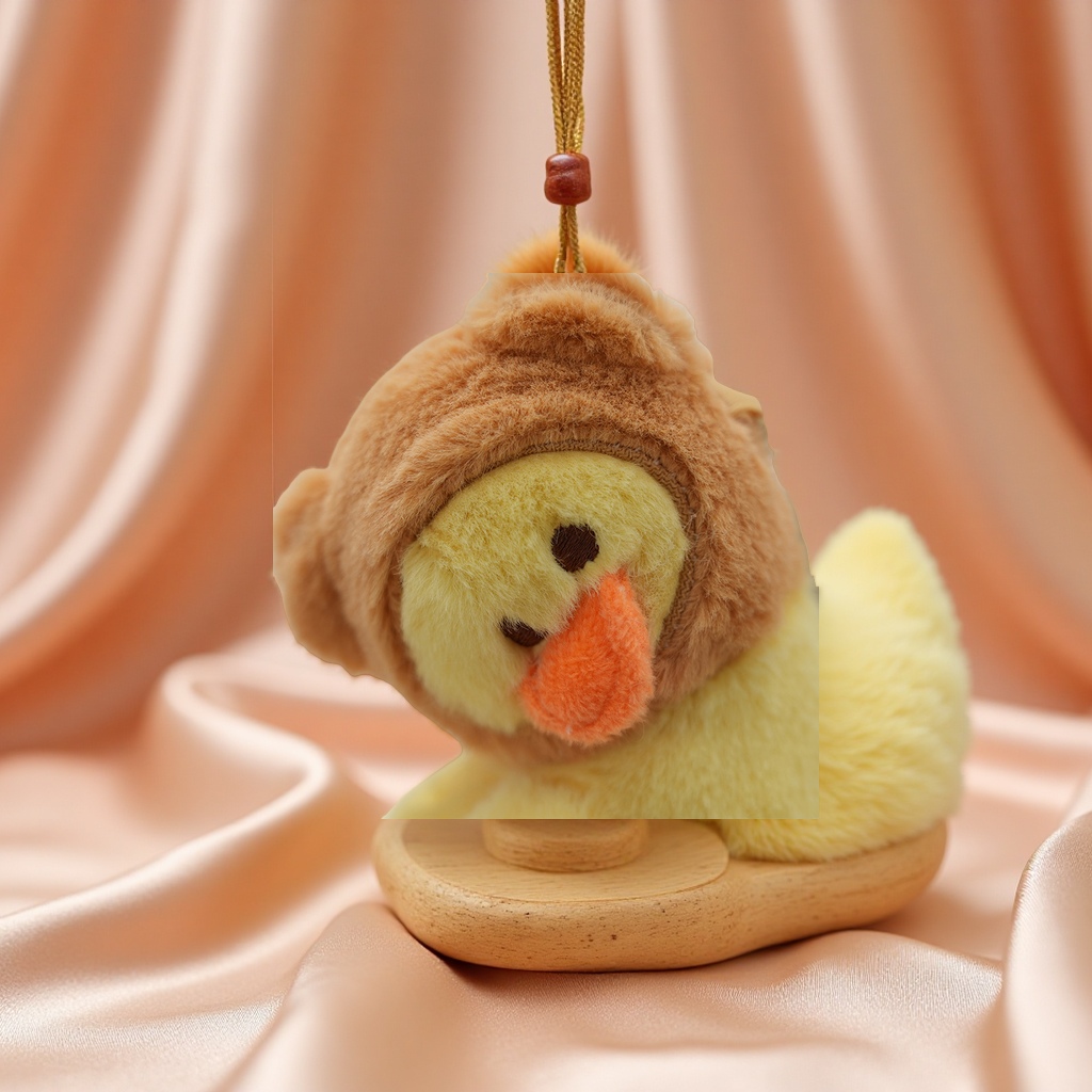 Wholesale of plush keychains with tilted heads, cute little dolls, fabric figurines, gifts, bags, pendants, and simulation toys. Bulk purchase details Picture