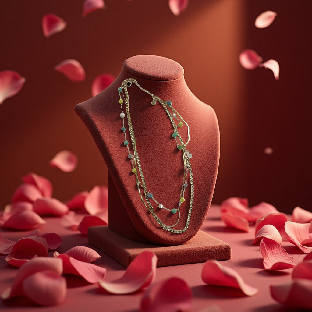 项链实物图