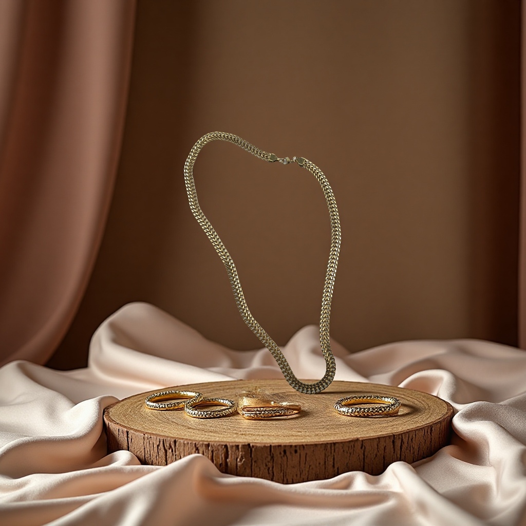 女款金色不规则手链百搭时尚手镯女式手饰潮流男女通用