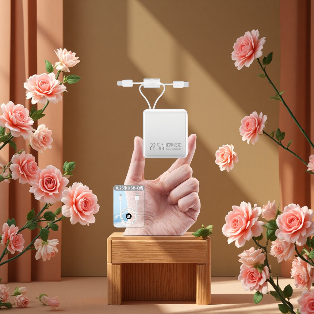 超迷你便携式充电宝小巧轻便手机平板通用备用移动电源10000mAh