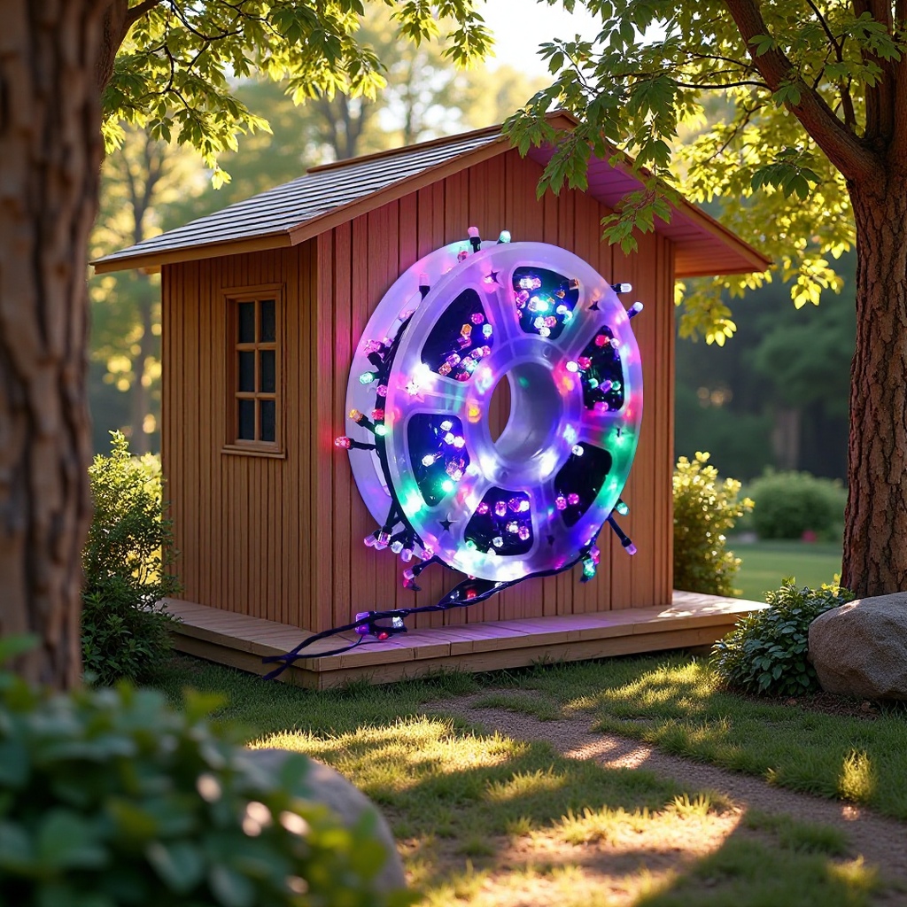 led彩灯串多彩氛围装饰波波球串灯圣诞树带灯穆斯林斋月灯节日用品