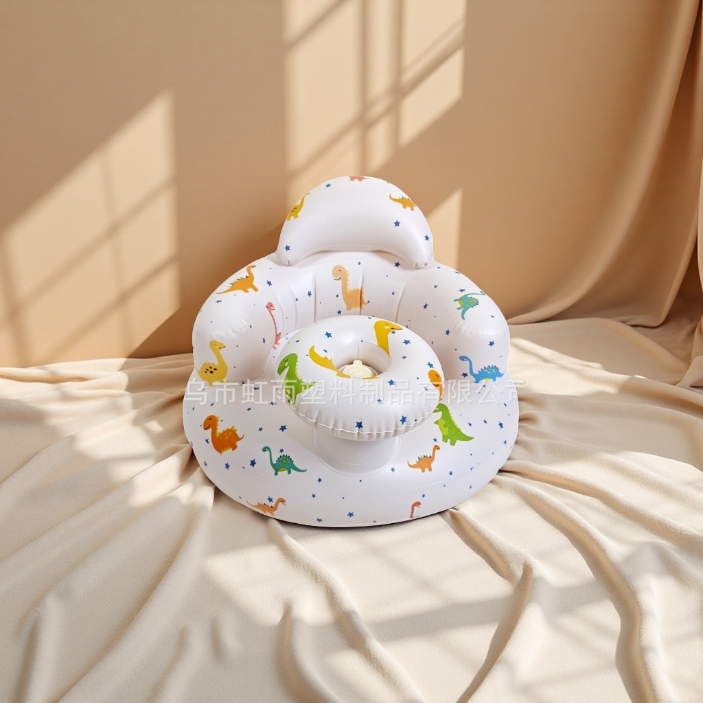 新款宝宝学坐椅婴儿充气小沙发可折叠餐椅防摔防侧翻家用喂饭神器母婴用品婴幼儿洗护用品婴儿游泳池