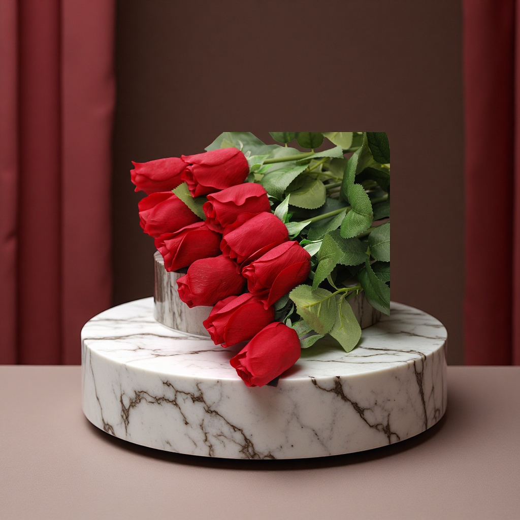 仿真玫瑰花单支逼真手感保湿INS风家居装饰婚庆手捧花玫蕾香皂花工艺品礼品