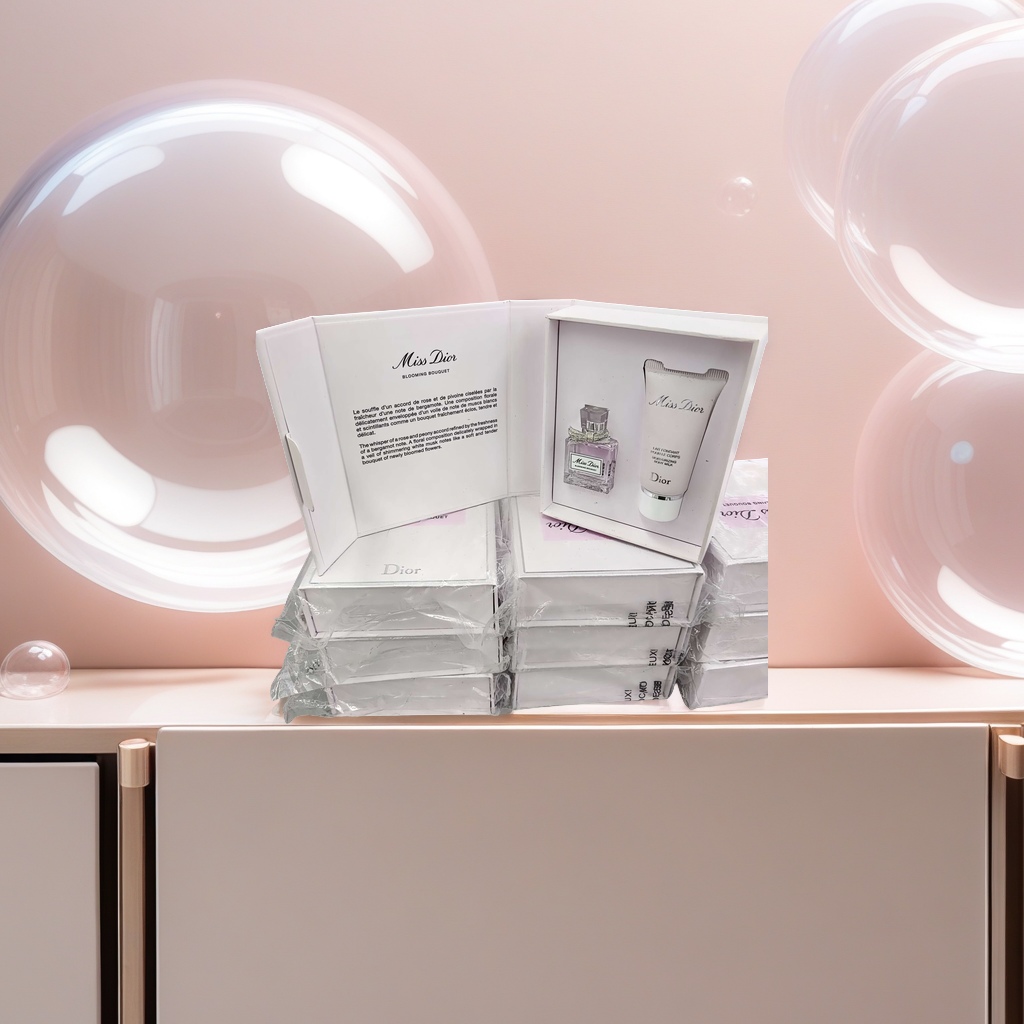 dior花漾套甜心女士淡香水5ML润体乳20ml中样礼袋礼盒香水香水小样香水