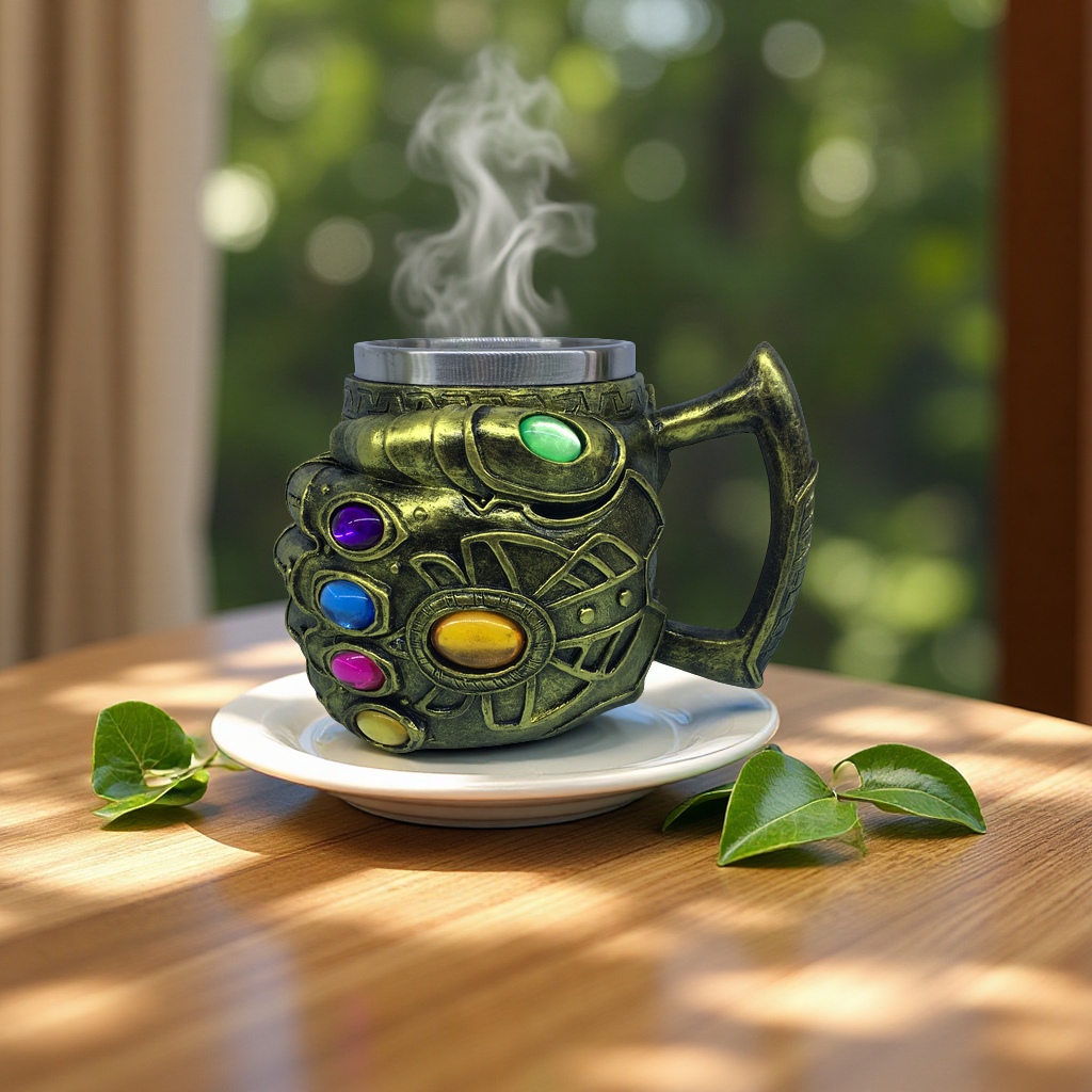 复古搪瓷马克杯木头手柄咖啡茶水杯不锈钢陶瓷多款可选不锈钢杯咖啡杯