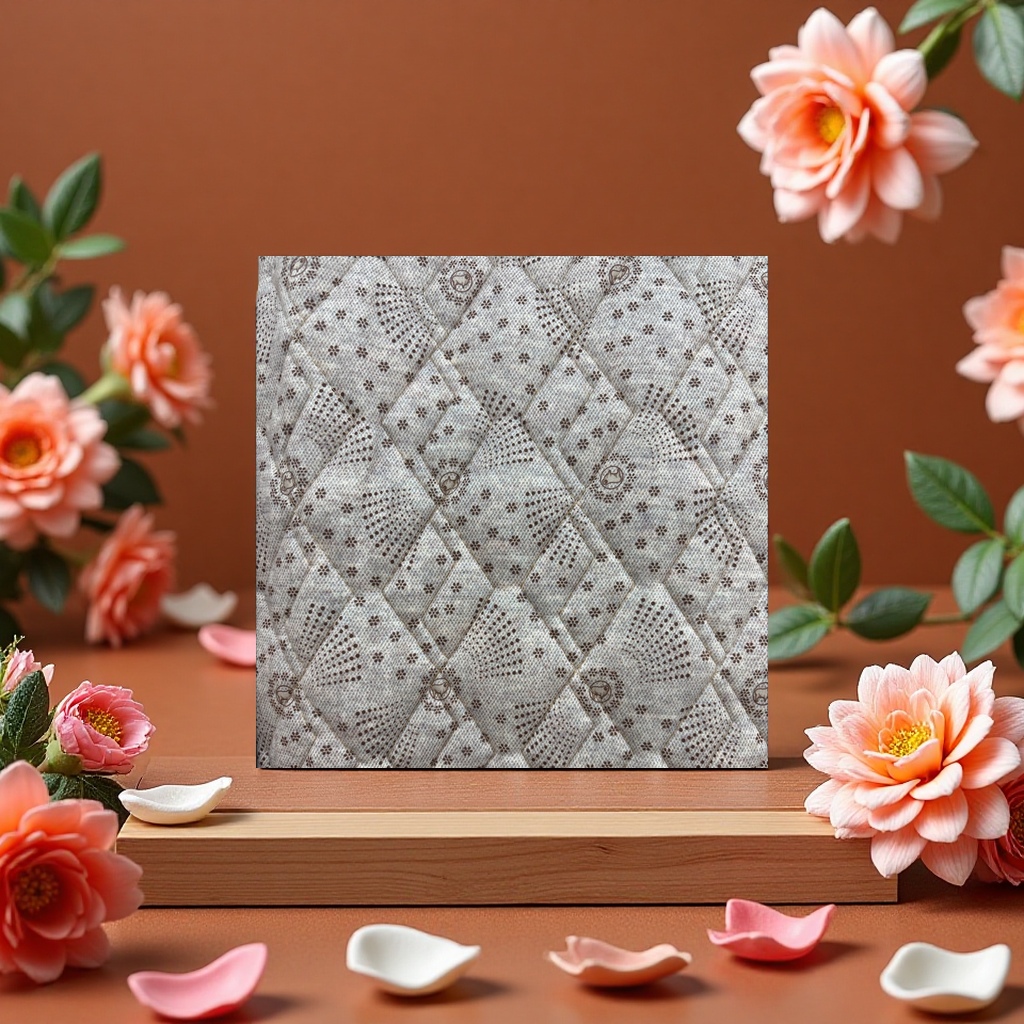 Quilted milk silk interlayer polyester fiber for warmth, thick, fashionable, warm and comfortable in winter, catching the eye Application Scenario