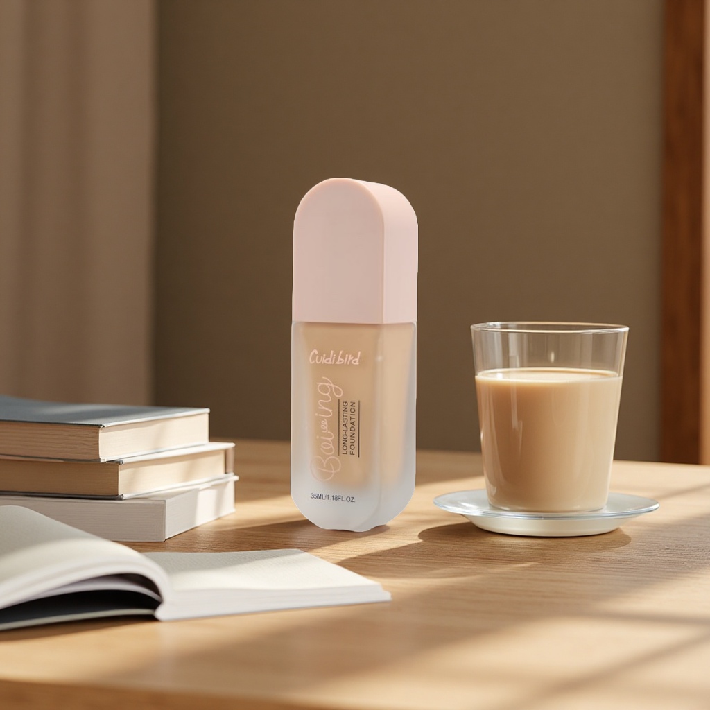 自然裸妆持久粉底液30ml 保湿遮瑕控油不易脱妆适合敏感肌