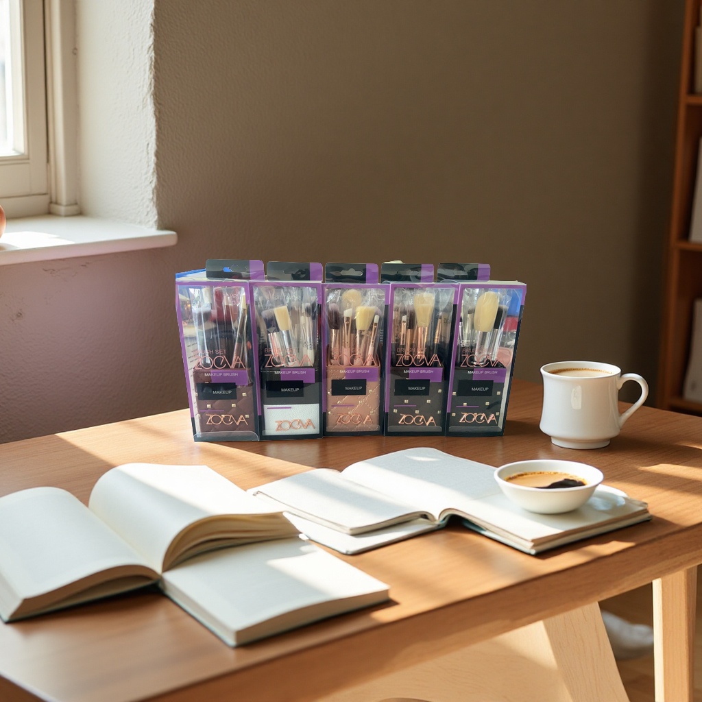 美妆工具套装多功能化妆刷粉底海绵美容棒化妆棒化妆镜便携装