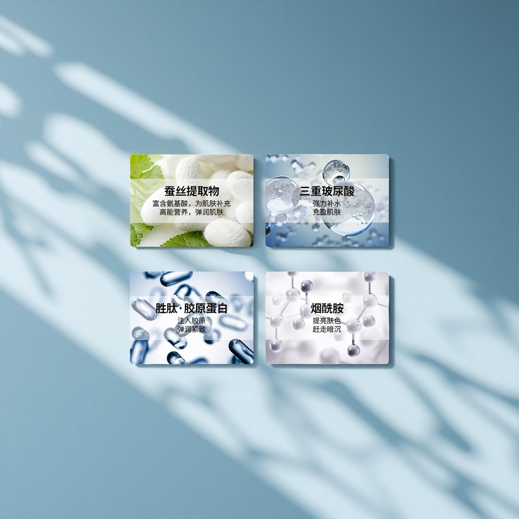 男士面膜实物图