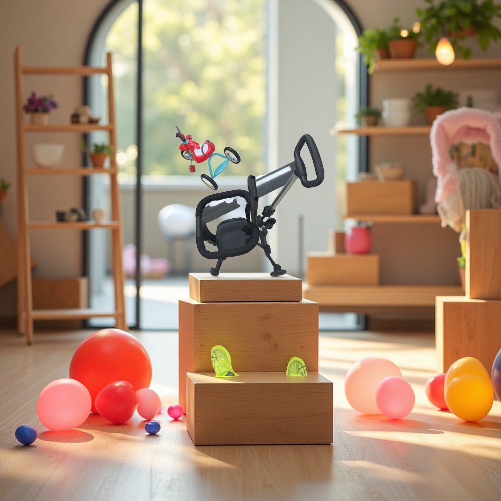 婴儿推车实物图