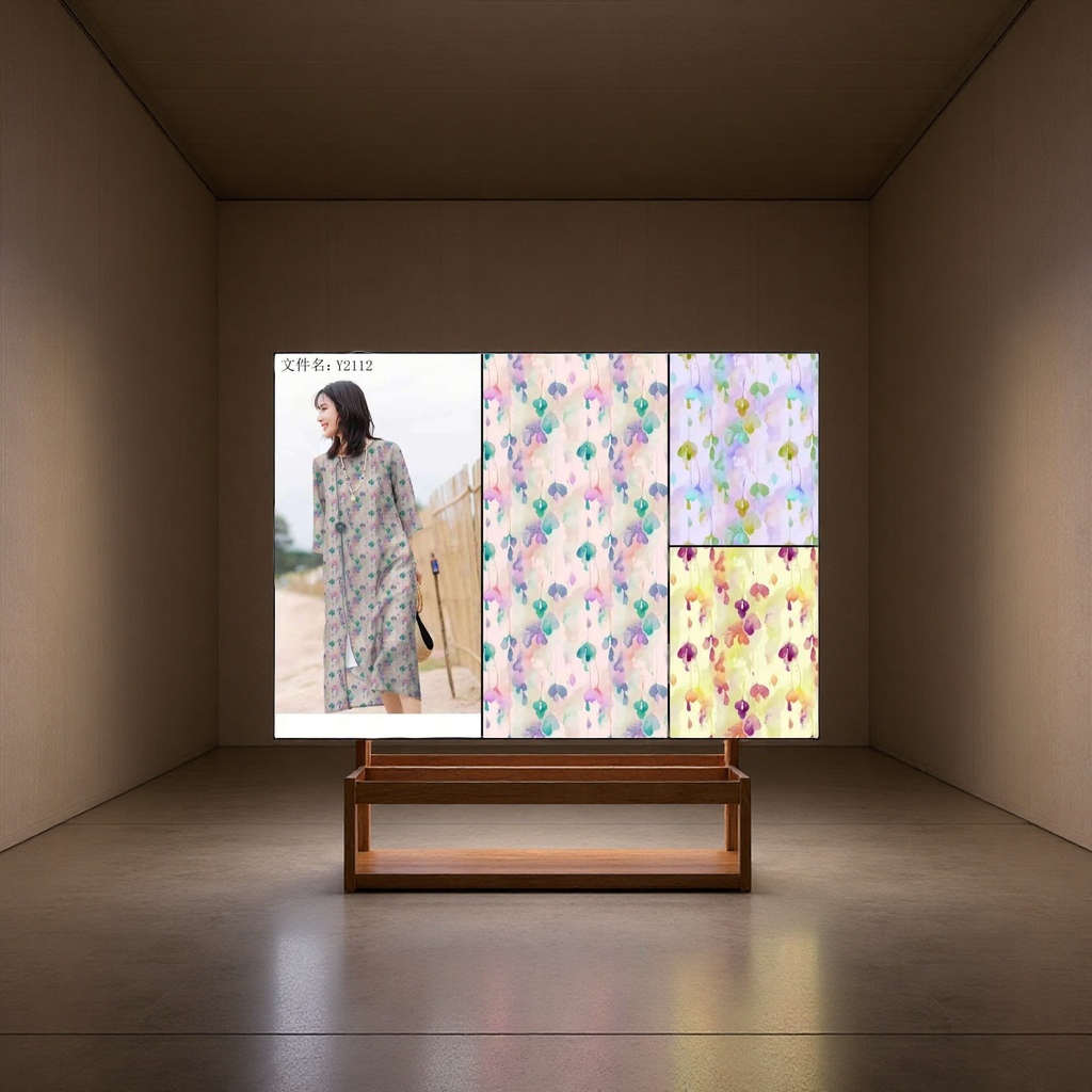 窗帘面料实物图