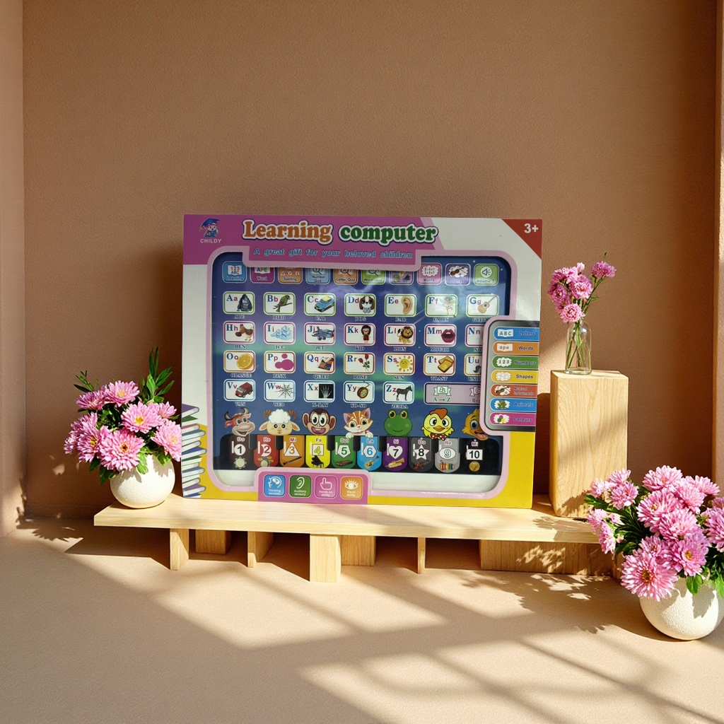 学习早教平板电脑儿童启蒙触屏多功能幼儿教育智能玩具学习机 多语言可选