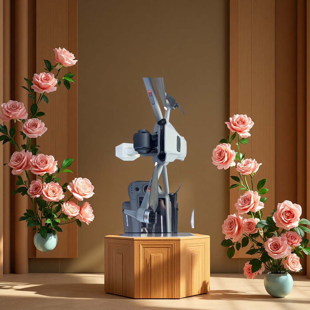 大疆航拍无人机高清摄像遥控飞行便携专业航拍设备适用摄影爱好者