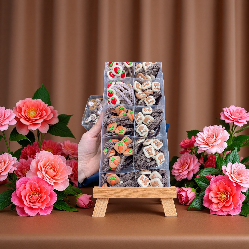 时尚弹力发绳多色可调发饰简约百搭发带头绳发圈女男学生头饰细节图