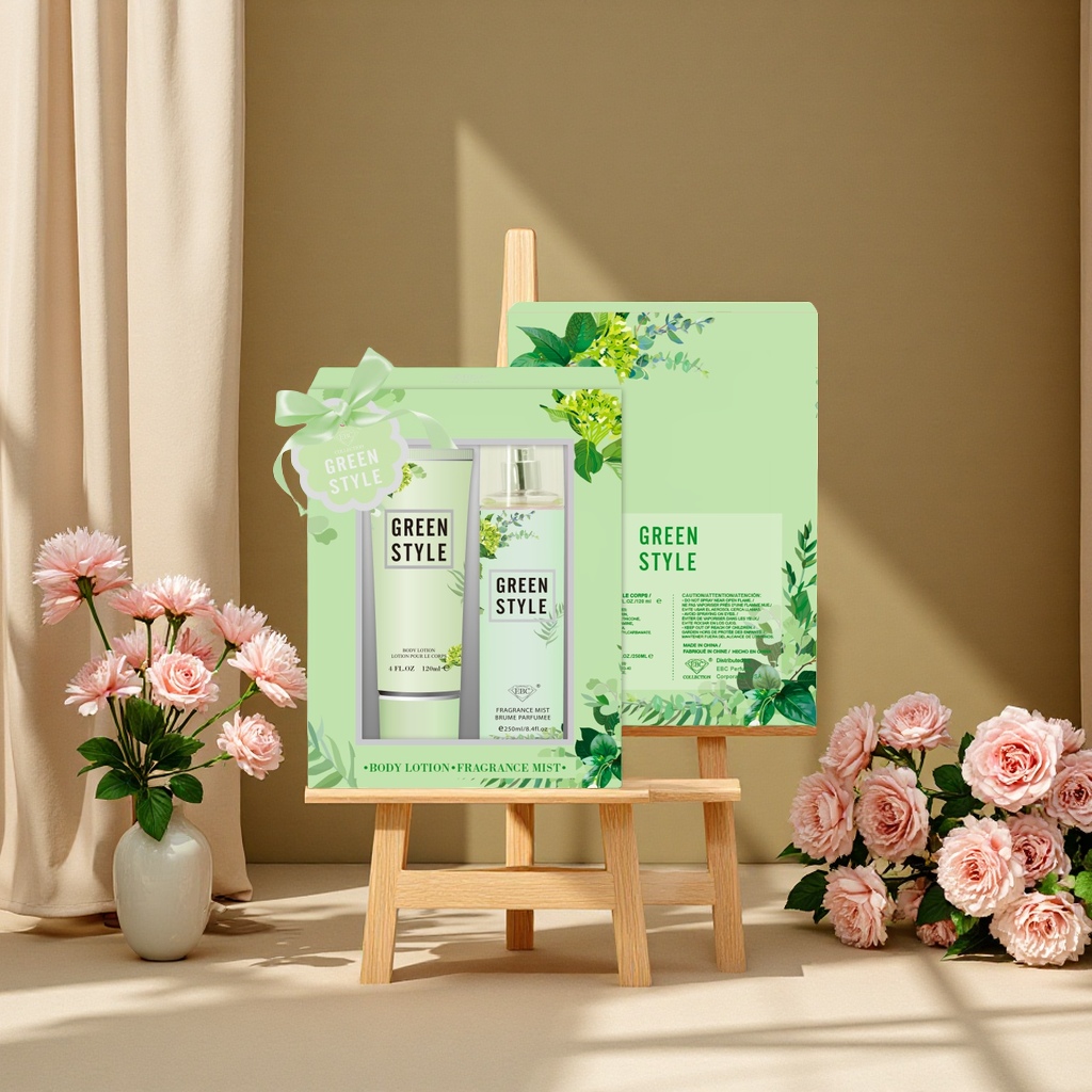 舒缓保湿身体喷雾120ml润肤乳液250ml两件套清新香氛滋润身体护理组合