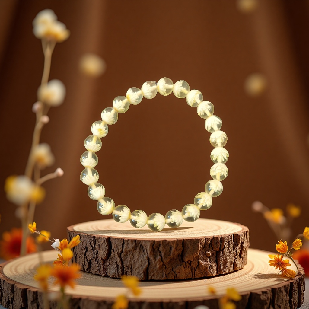 琥珀手饰实物图