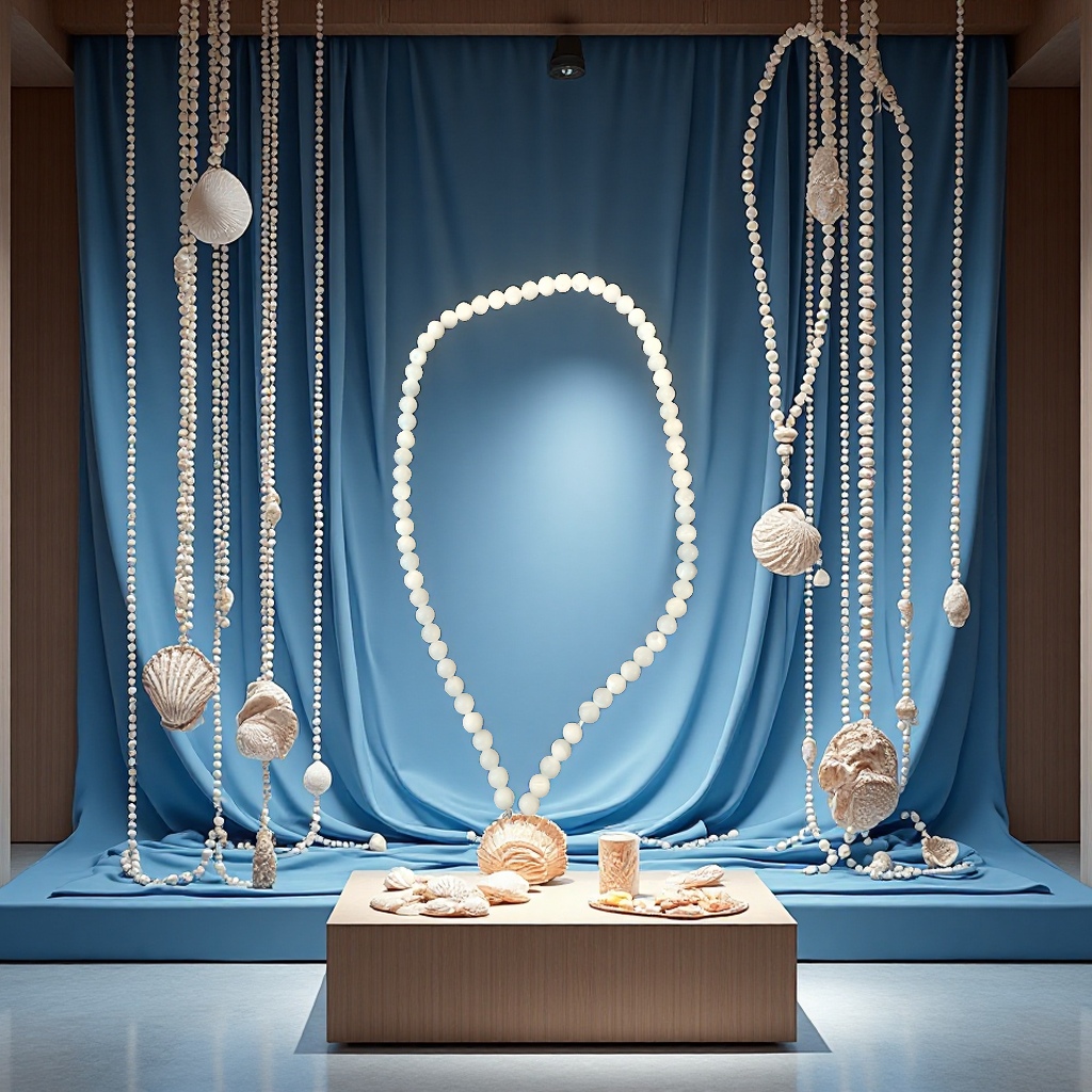 贝壳饰品海螺海星挂件风铃DIY材料包手工装饰海洋风创意礼品罗环7