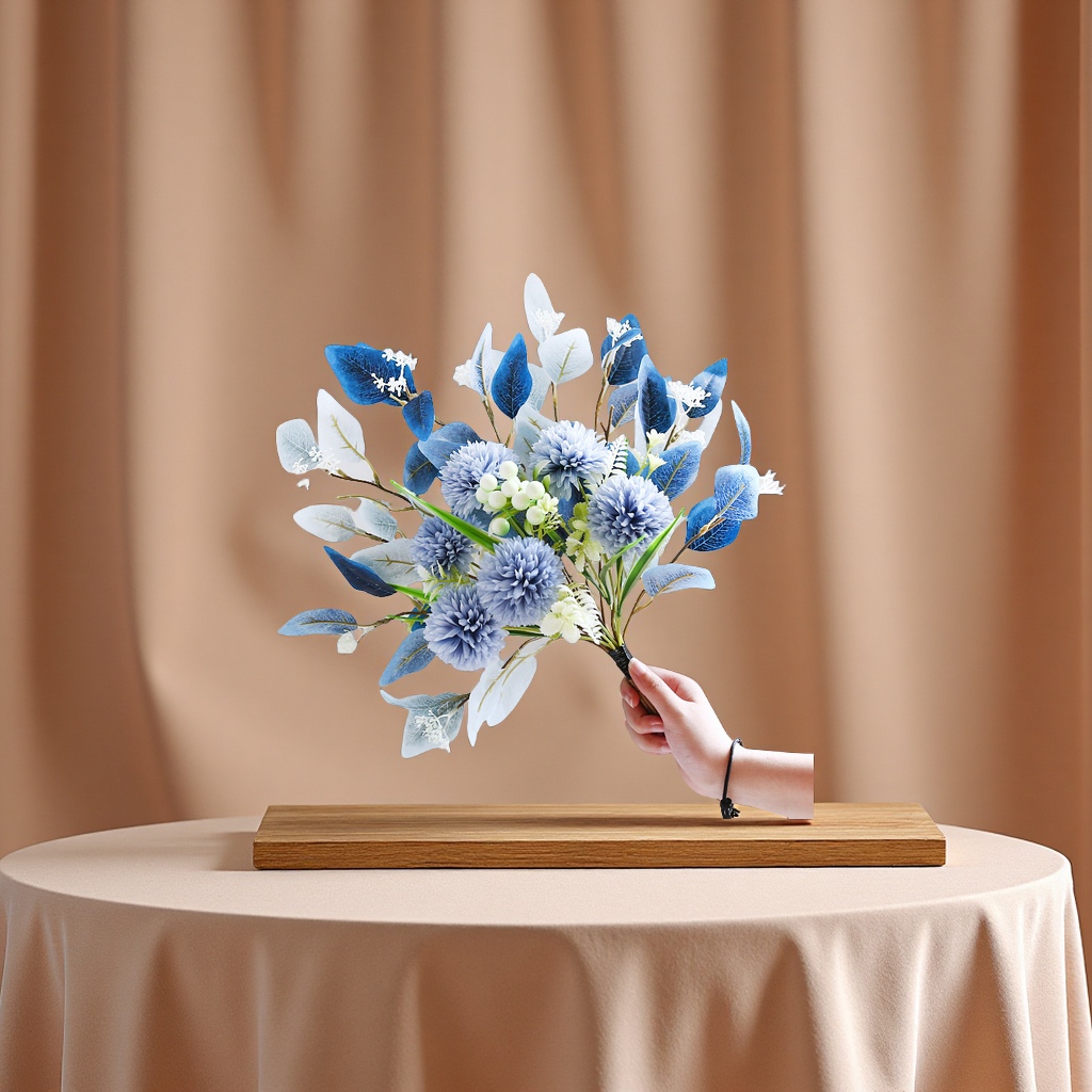 仿真假花摆件家居装饰客厅桌面绢花花艺餐桌花束工艺品礼品装饰品详情图3