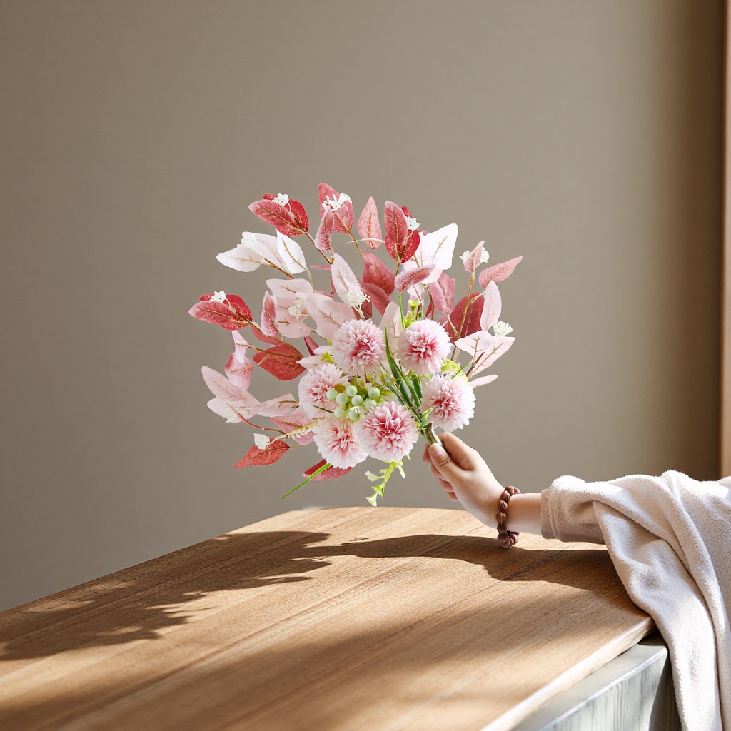 仿真假花摆件家居装饰客厅桌面绢花花艺餐桌花束工艺品礼品装饰品详情图4