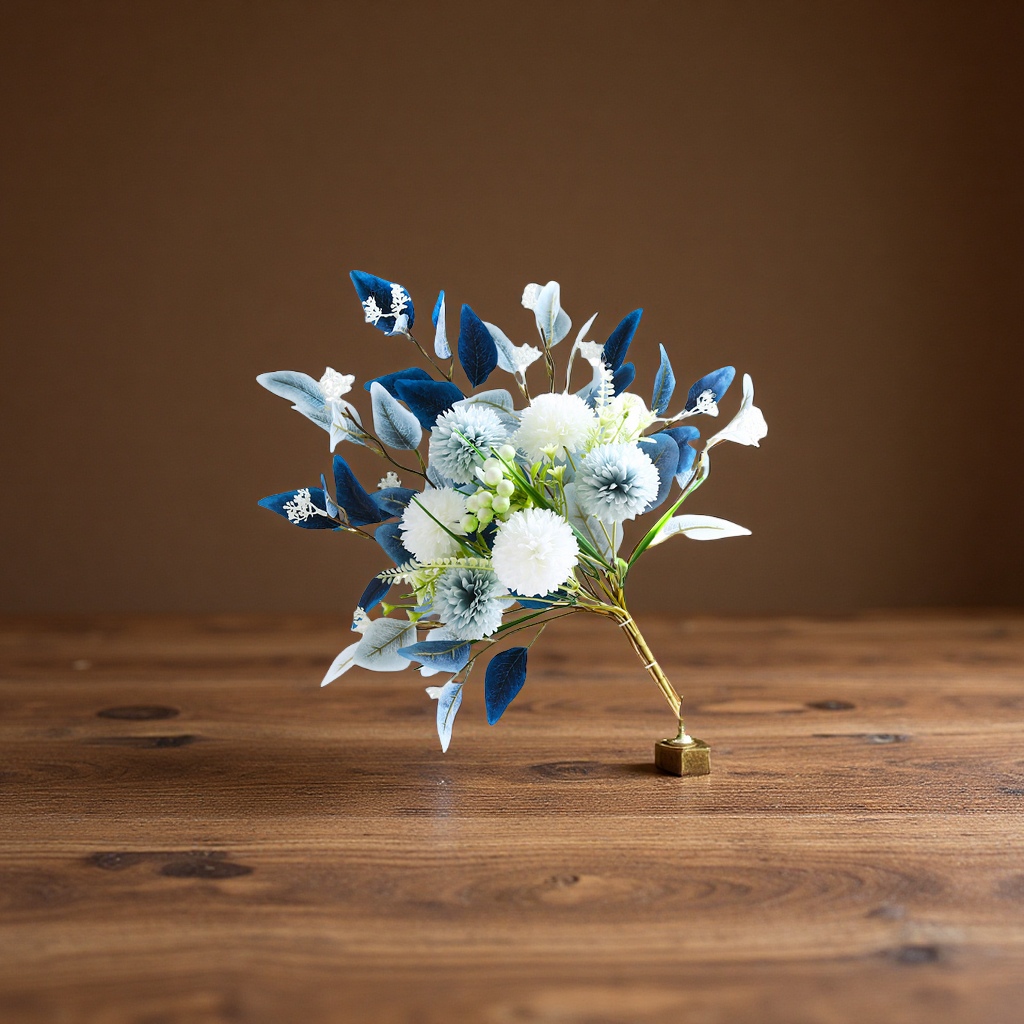 仿真假花摆件家居装饰客厅桌面绢花花艺餐桌花束工艺品礼品装饰品详情图5