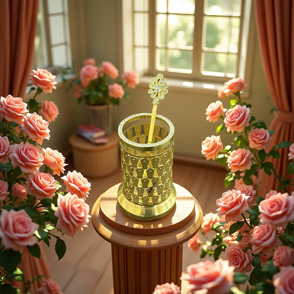 高端大气勺杯桶套装时尚家居用品优雅简约品质生活装饰