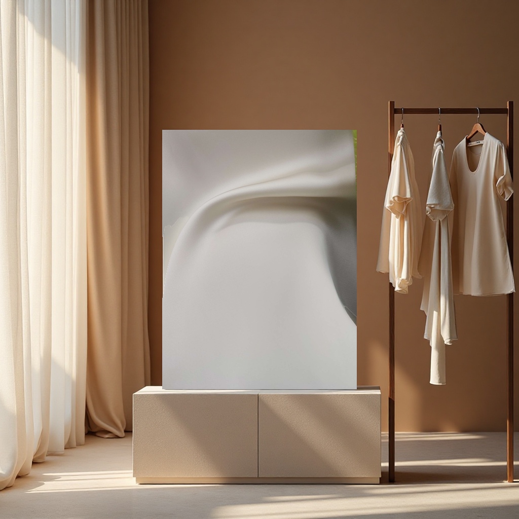 The silk-like women's shirt and skirt fabric is soft, smooth, breathable, fashionable and casual summer style Specification image