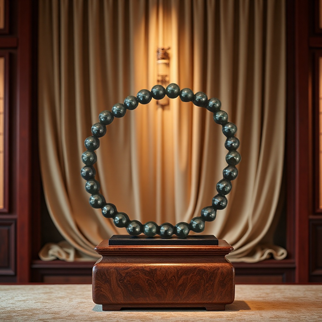 和田玉手链天然玉石手串玉器男女款时尚简约手饰礼品送女友送母亲 适合日常佩戴 质感细腻润泽