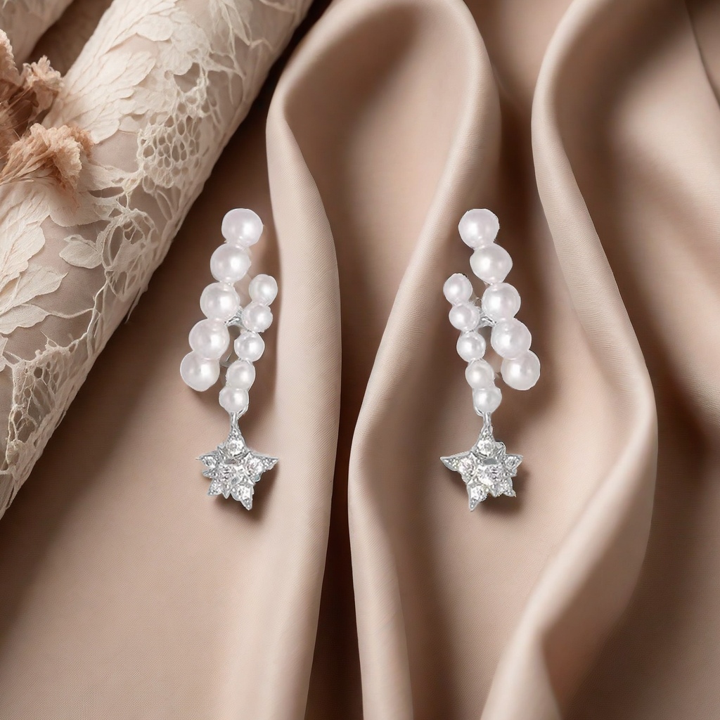 Fashionable and simple metal earrings, versatile earrings for women's charm, personalized and trendy earrings, stud earrings, and other metal accessories for girls Specification image