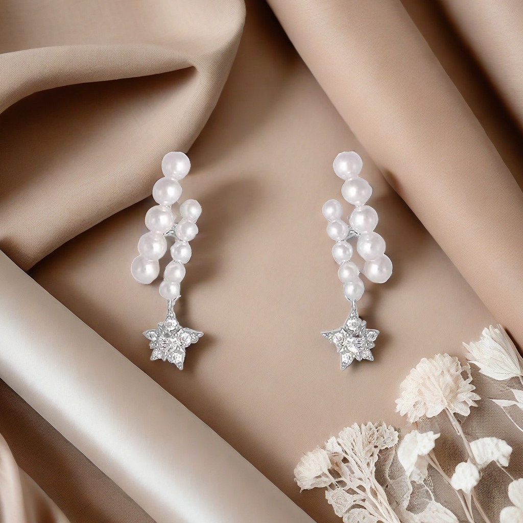 Fashionable and simple metal earrings, versatile earrings for women's charm, personalized and trendy earrings, stud earrings, and other metal accessories for girls Application Scenario