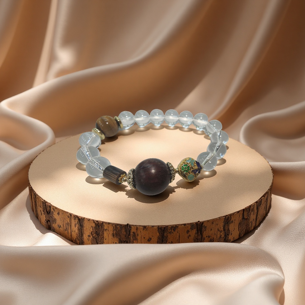 水晶锆石手链时尚饰品琉璃手串手工编织女款简约百搭送礼