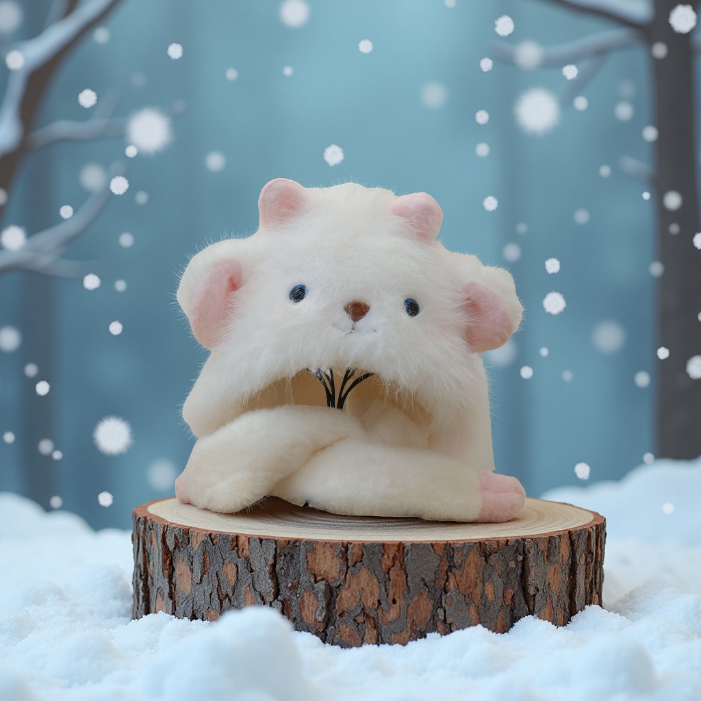 创意潮流毛绒羊毛毡挂件趣味玩具个性手工布艺装饰礼品