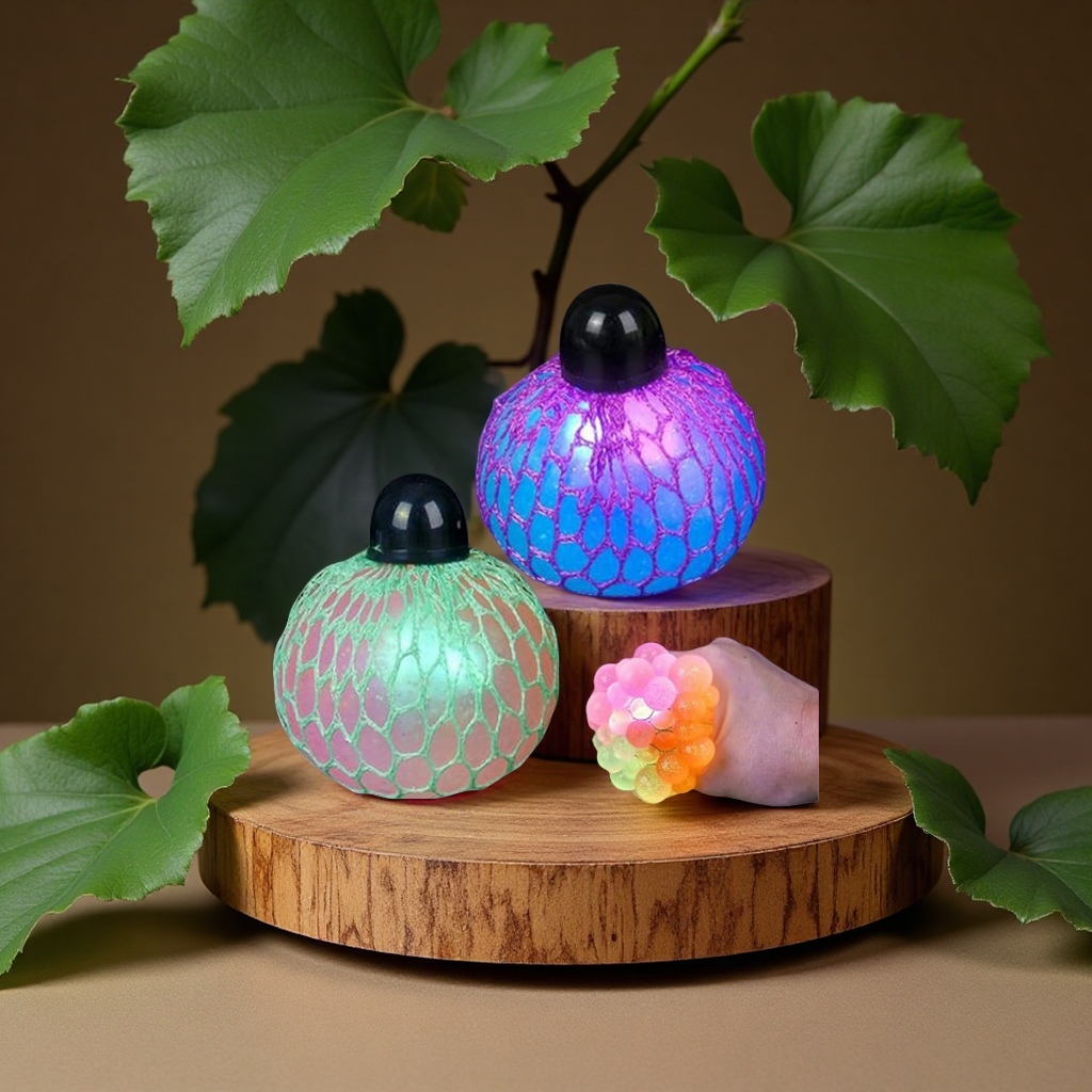 发泄挤压葡萄球玩具缓解压力减压挤压球放松手部按摩趣味解压用品