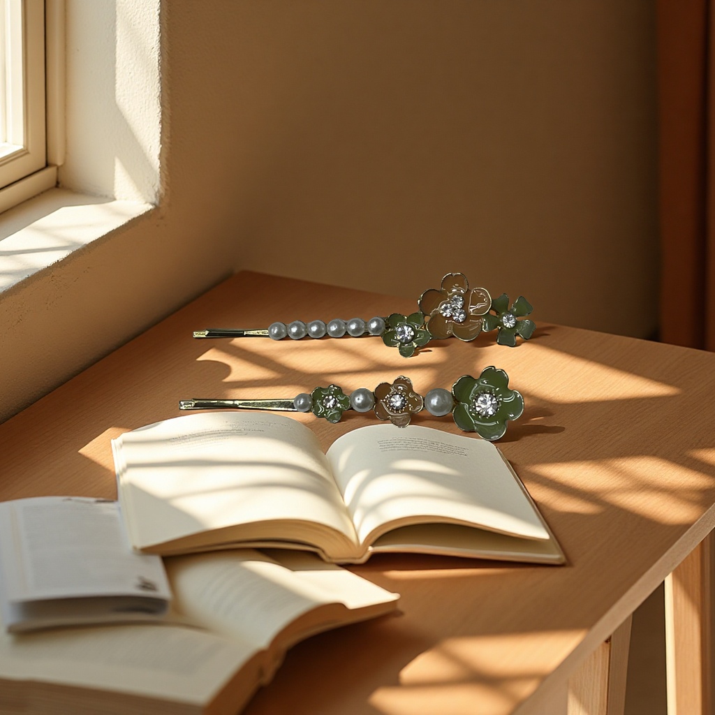 简约一字画油花对夹 时尚百搭发夹发饰女韩版简洁发夹发饰品