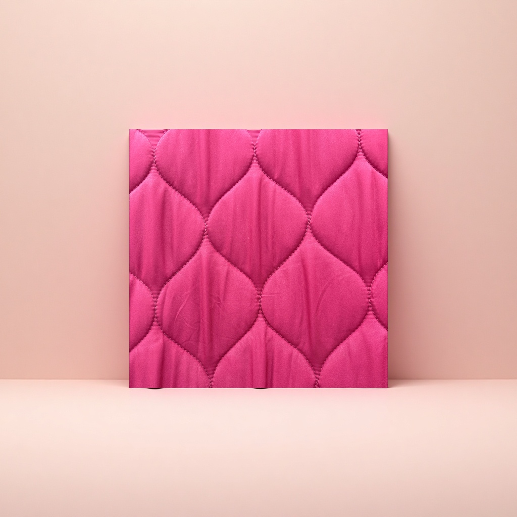 绗缝面料夹层聚酯纤维时尚简约保暖冬季羽绒服男女通用轻盈舒适产品图