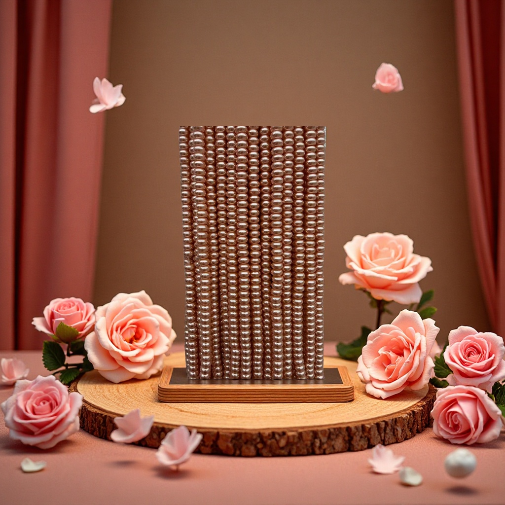 算盘珠手工传统木质珠子多色装饰配件DIY工艺材料50颗