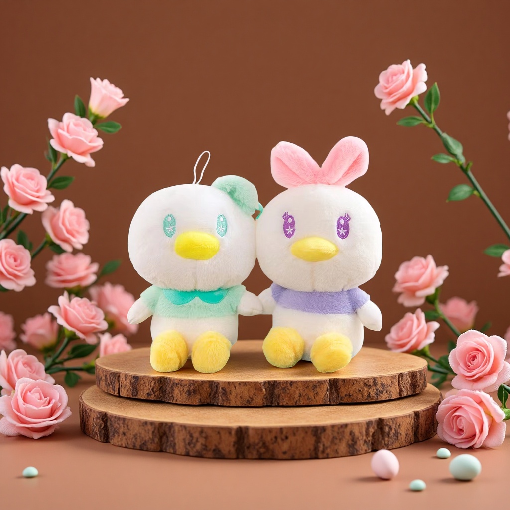 毛绒玩具可爱卡通动物软萌抱枕儿童玩偶布娃娃礼物多款任选