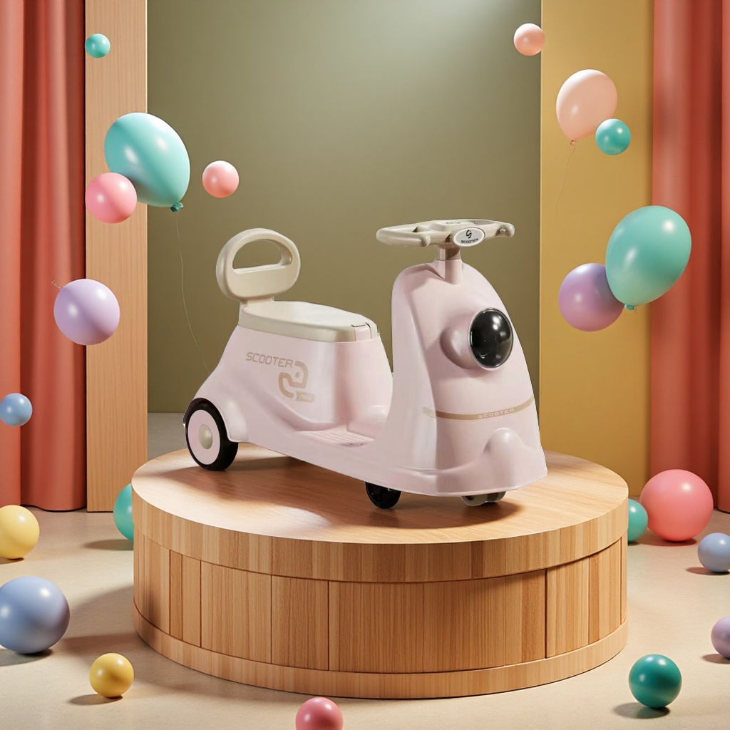 扭扭车带音乐灯光静音适合 1－5 岁宝宝