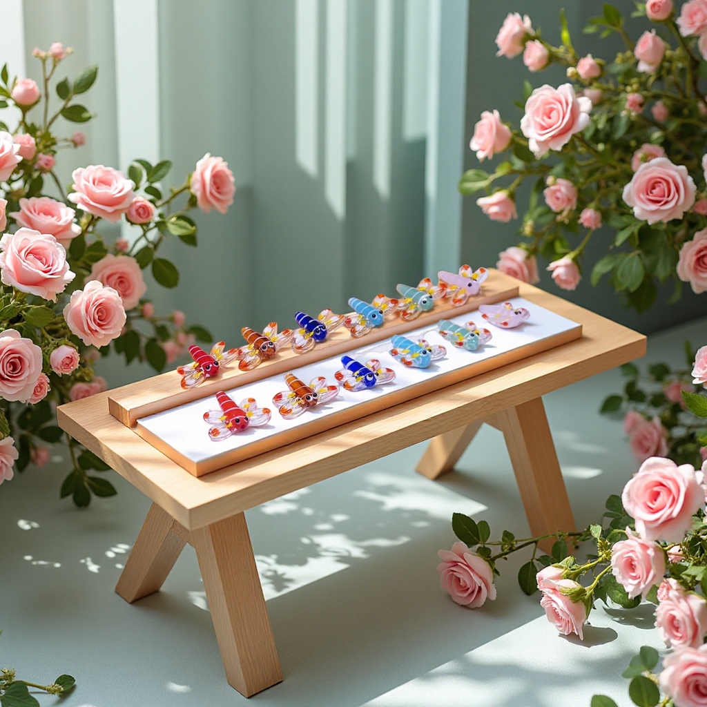 手工琉璃卡通蜻蜓工艺品厂家直销创意摆件手工艺礼品装饰品细节图