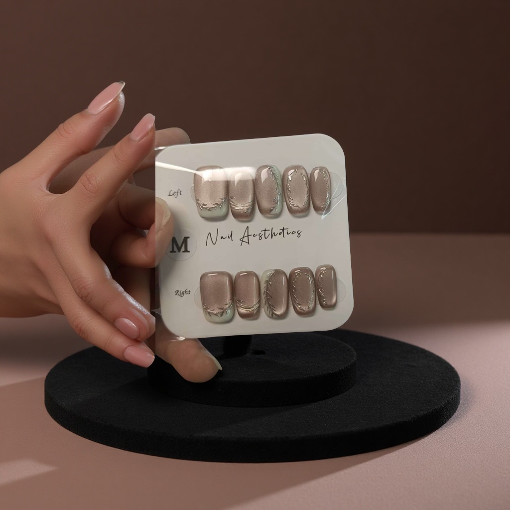 手工穿戴甲美甲贴片持久自然指甲装饰DIY美甲用品简易贴甲片