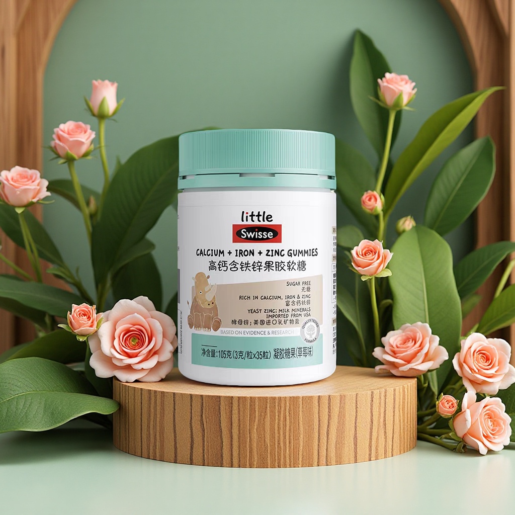 小小斯维斯高钙含铁锌果胶软糖
