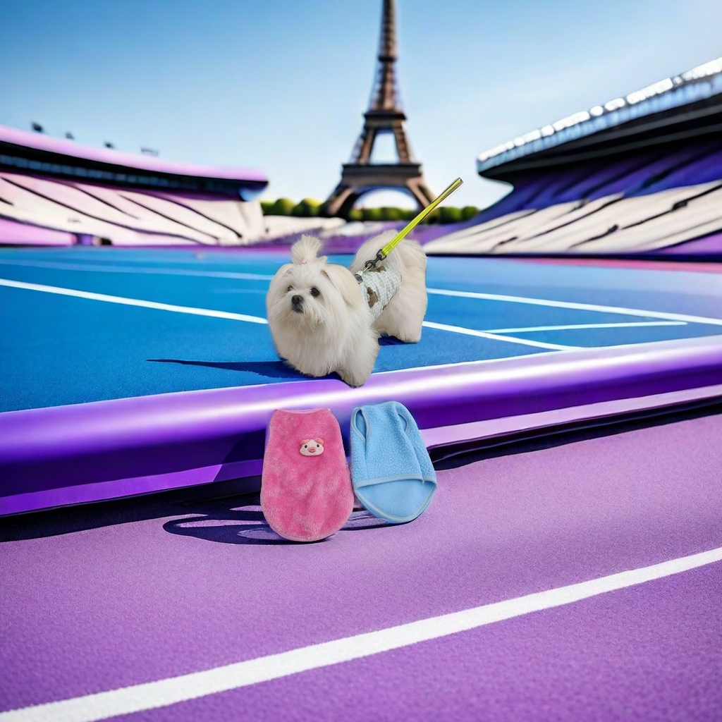 Pet clothing sets, cute dog and cat spring and summer styles, pet dog clothes, pet cat and dog clothing, fashionable and trendy Application Scenario